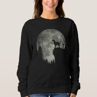 Brittany Spaniel And Moon Halloween 1 Sweatshirt