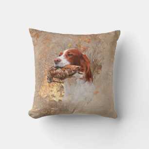 Brittany Spaniel Drawstring Bag Kissen
