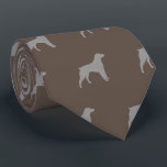 Brittany Spaniel Hunde Silhouetten Muster Krawatte<br><div class="desc">Diese originelle Bretagne Spaniels-Hals-Krawatte ist ein tolles Geschenk für Hundedads! Diese coole Krawatte ist in verschiedenen Farbtönen erhältlich und macht für alle, die eine Bretagne Liebe haben, eine Aussage. Ein phantastisches Geschenk für den Typ, der eine Krawatte für Geschäftsreisen oder für besondere Veranstaltungen wie z.B. Urlaubsprogramme, HUNDEZUCHTVERBAND-Hundeausstellungen und Hochzeiten trägt....</div>