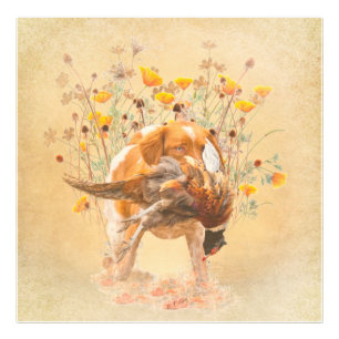 Brittany Spaniel, Jagd Fasan Coffee Tasse T-Sh Fotodruck