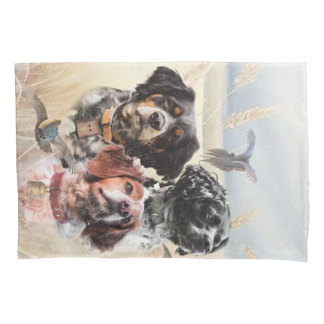 Brittany Spaniel Kissenbezug (Vorderseite)