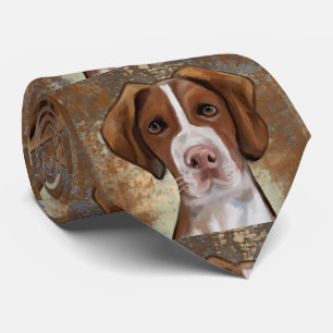 Brittany Spaniel Krawatte