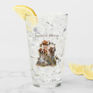Brittany Spaniel , Leidenschaft für Vögel Glas