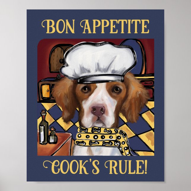 Brittany Spaniel Poster (Vorne)