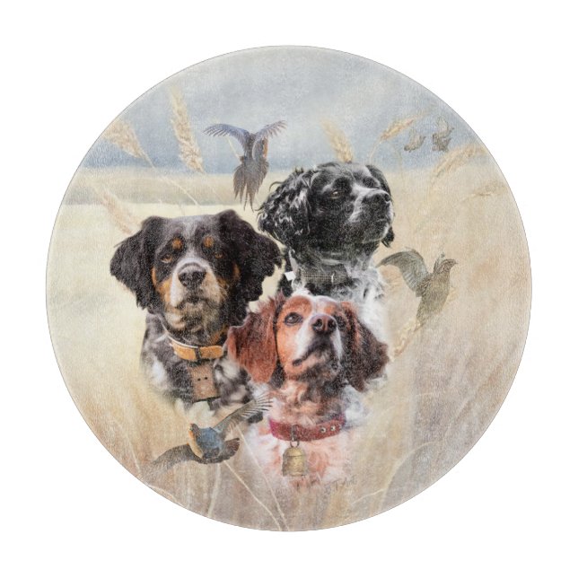 Brittany Spaniel Schneidebrett (Vorderseite)