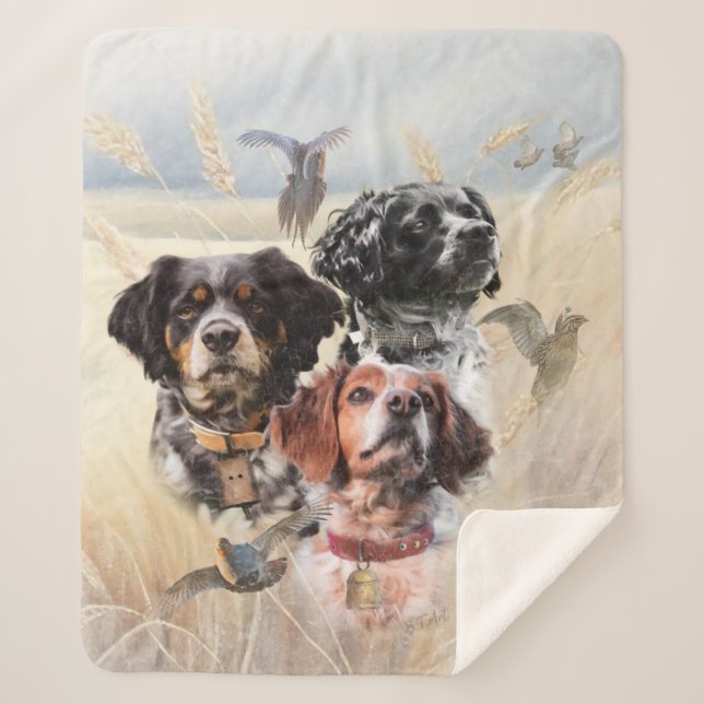 Brittany Spaniel Sherpadecke (Vorderseite)
