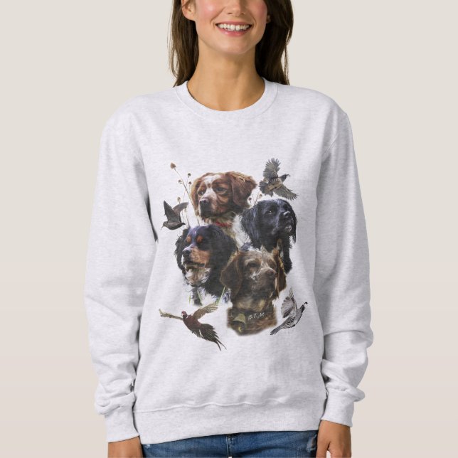 Brittany Spaniel  Sweatshirt (Vorderseite)