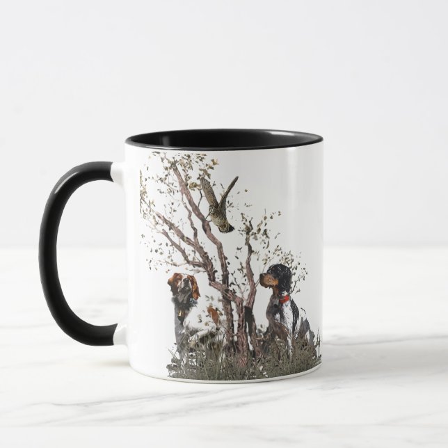 Brittany Spaniel Tasse (Links)
