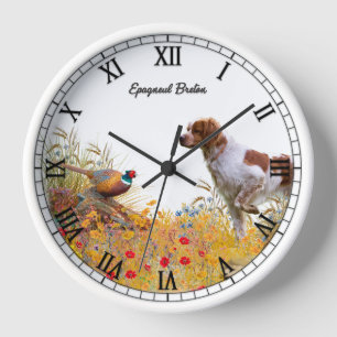 Brittany Spaniel Uhr