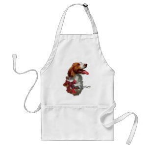 Brittany Spaniel Weihnachtsgeschenke Schürze