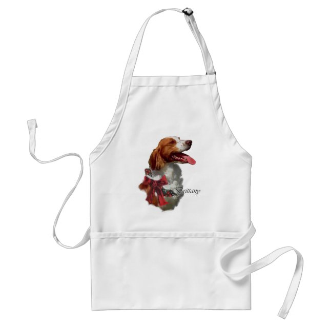 Brittany Spaniel Weihnachtsgeschenke Schürze (Vorne)