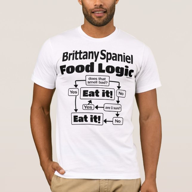 Brittany Spanish Food Logic T-Shirt (Vorderseite)