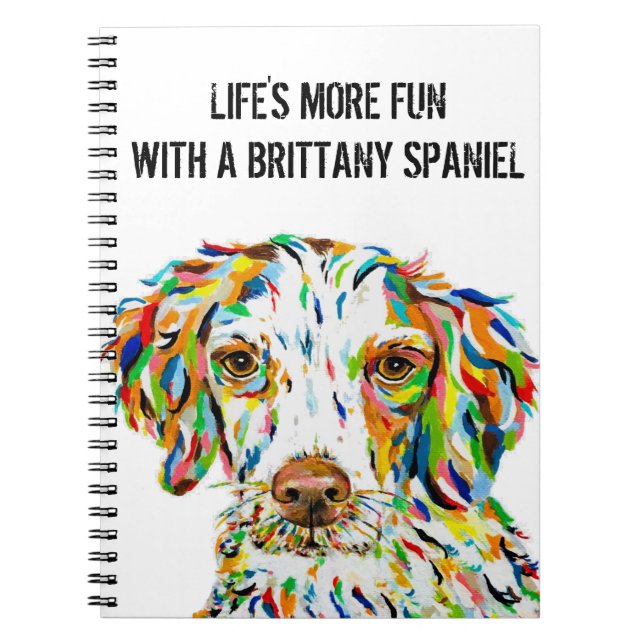 Brittany Spanish Notebook 6.5" x 8.75" Notizblock (Vorderseite)