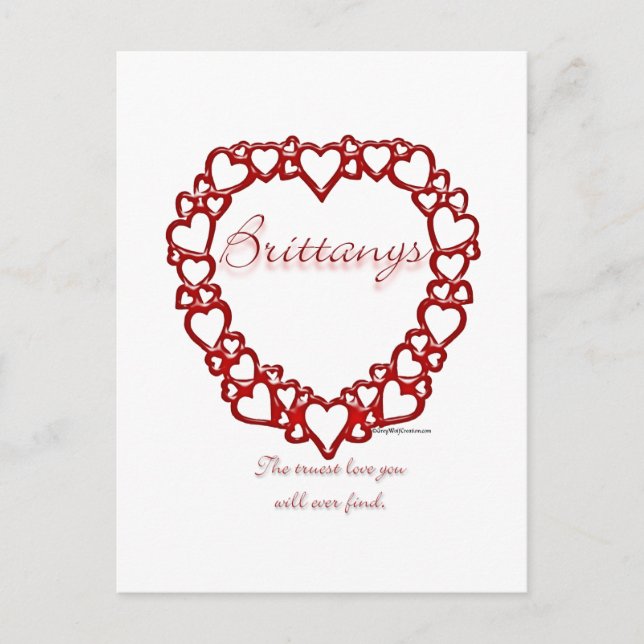 Brittany True Love Postkarte (Vorderseite)