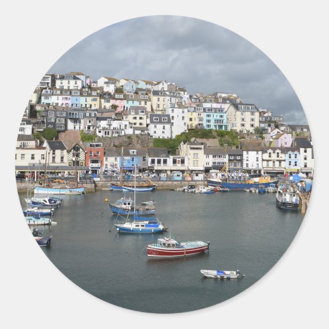 Brixham Bay Stickers (Vorderseite)