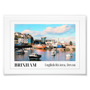 Brixham Harbour, English Riviera, Devon Fotodruck