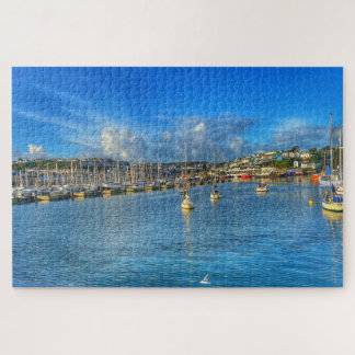 Brixham Marina: Sonniger Hafen von Devon und Möwen