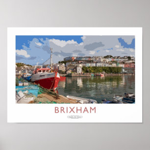 Brixham Railposter Poster