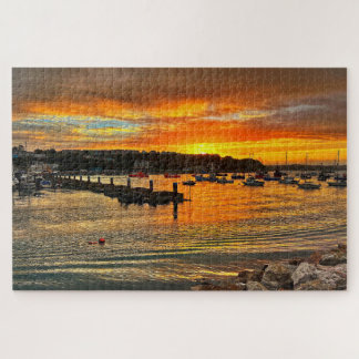 Brixham Twilight: Feueruntergang & felsige Küste