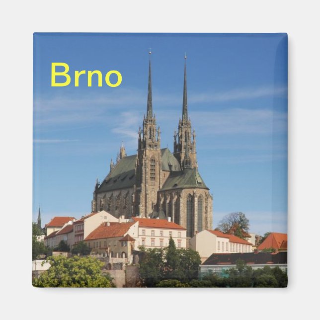Brno-Kühlschrankmagnet Magnet (Vorne)