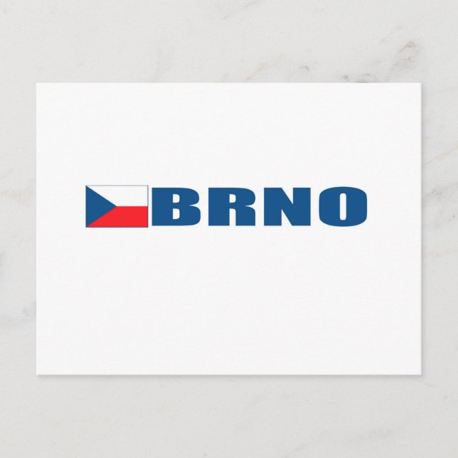 Brno Postkarte (Vorderseite)