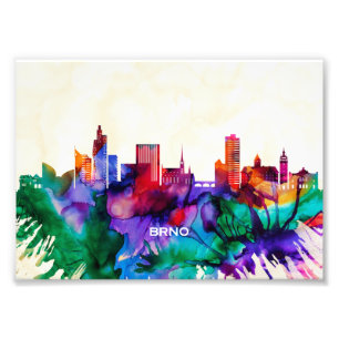 Brno Skyline Fotodruck