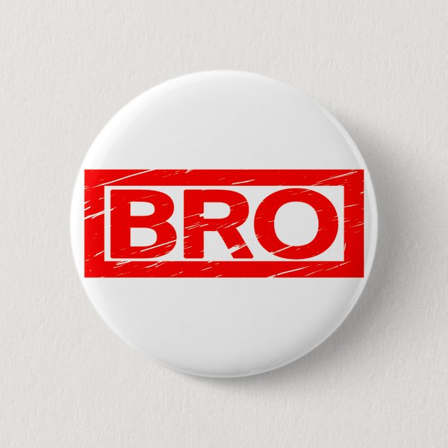 Bro-Briefmarke Button (Vorderseite)