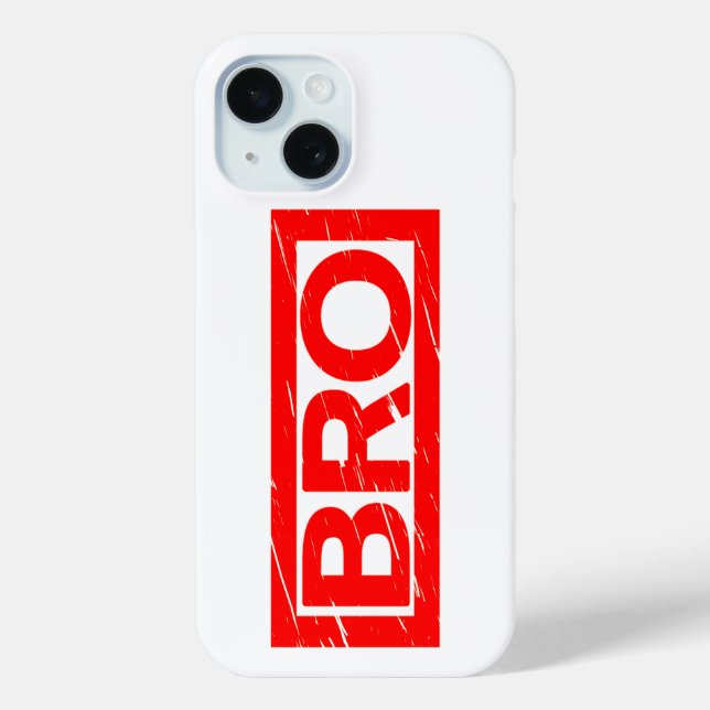 Bro-Briefmarke Case-Mate iPhone Hülle (Rückseite)