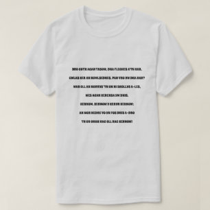 Bro Goth agan Tasow, die Cornisch-Hymne T-Shirt