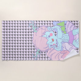 Bro- Karo ich für Ticken Badetuch (kein Text)