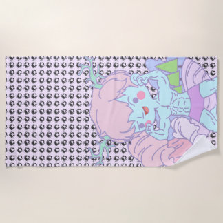 Bro- Karo ich für Ticken Badetuch (kein Text)