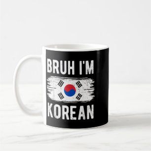 Bro Korean Südkorea-Flagge Lustige Koreanische Jun Kaffeetasse