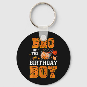 Bro of the Birthday Boy Basketball B-day Decoratio Schlüsselanhänger