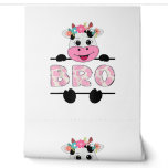 Bro of the Birthday Girl Cow Brother Family Party Tapete<br><div class="desc">Bro of the Birthday Girl Cow Brother Family Party _1</div>