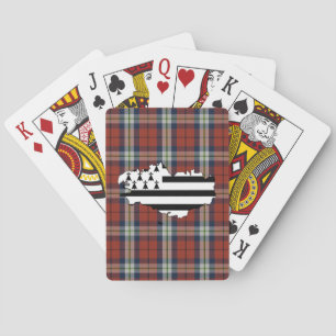Bro Sant Malou Tartan Spielkarten