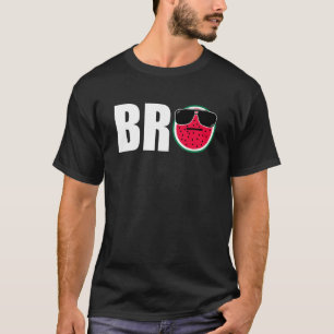 Bro Wassermelone Tropisches Sommer Obst Passende T-Shirt