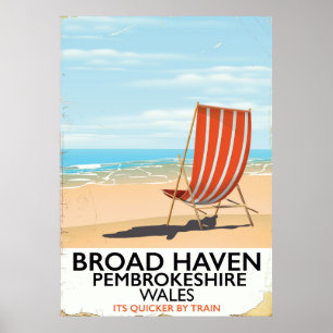 Broad Haven, Pembrokeshire, Wales Poster