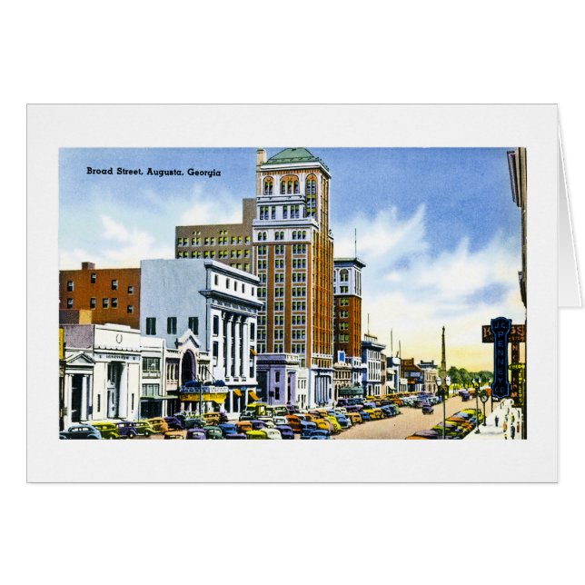 Broad Street, Augusta, Georgia (Vorderseite (Horizontal))