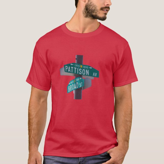 Broad und Pattison ist, wo Philly Sports passiert! T-Shirt (Vorderseite)