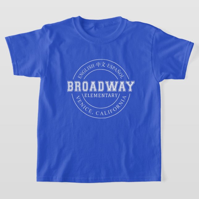 Broadband Elementary School Children Round-Logo-Sh T-Shirt (Ablage )
