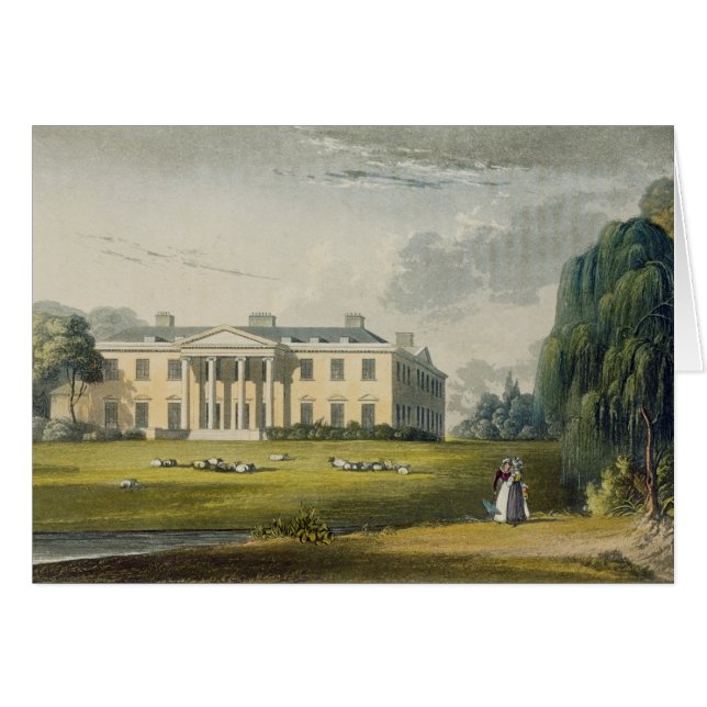 Broadlands, von Ackermanns "Behälter von Künsten", (Vorderseite (Horizontal))