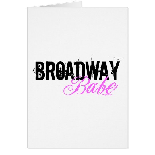 Broadway-Baby Karte