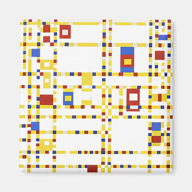 Broadway Boogie Woogie Magnet (Vorne)