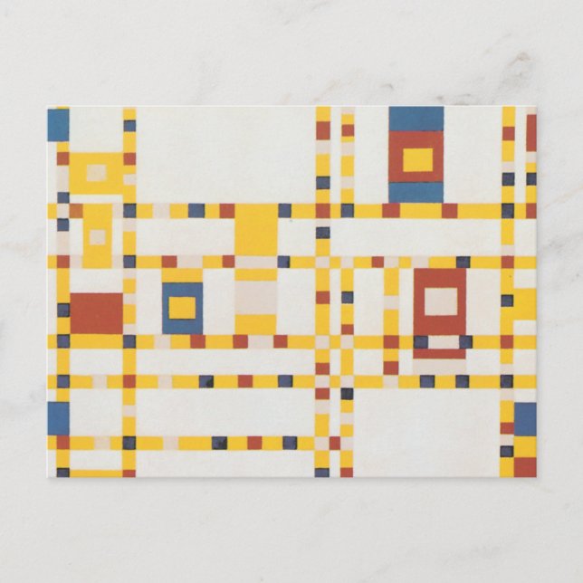 Broadway Boogie Woogie Postkarte (Vorderseite)