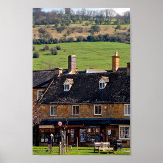 Broadway Cotswolds Worcestershire England Poster