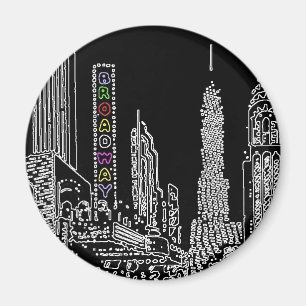 Broadway-Grenze Magnet