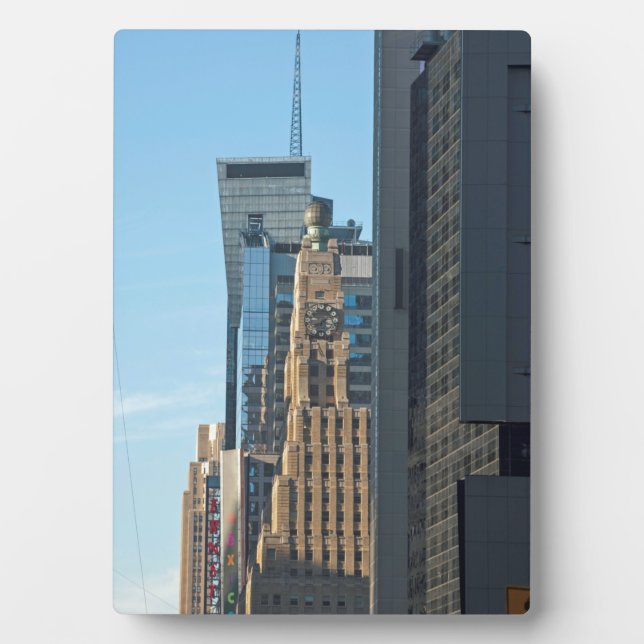 Broadway Manhattan New York City Fotoplatte (Vorderseite)