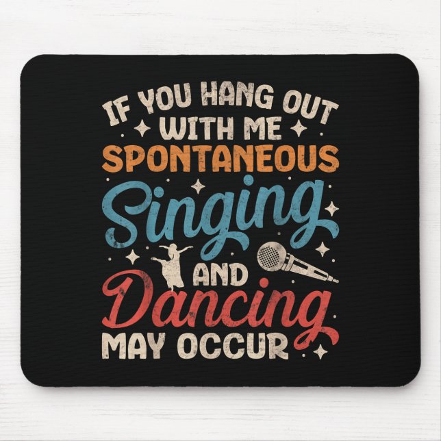 Broadway Musical Theater Nerd Theatre Geek Drama L Mousepad (Vorne)