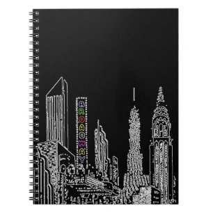 Broadway-Nächte Notizblock