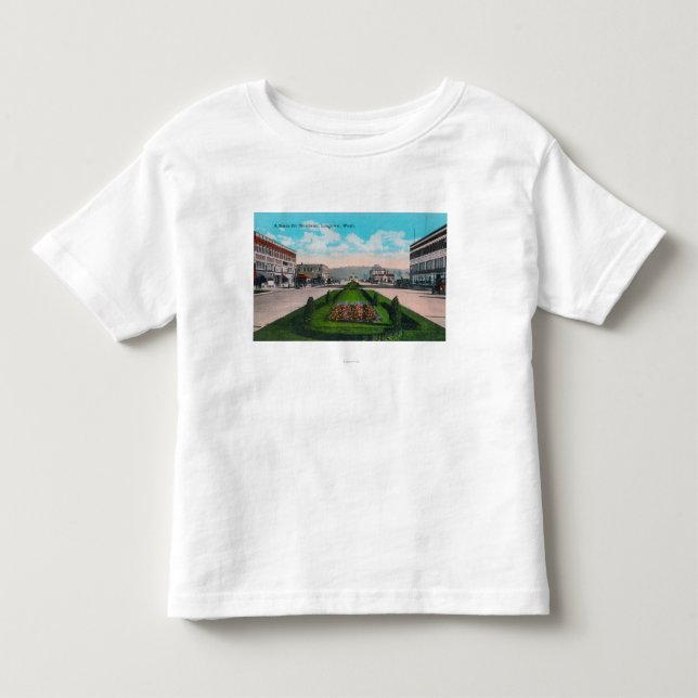 Broadway SceneLongview, WA Kleinkind T-shirt (Vorderseite)